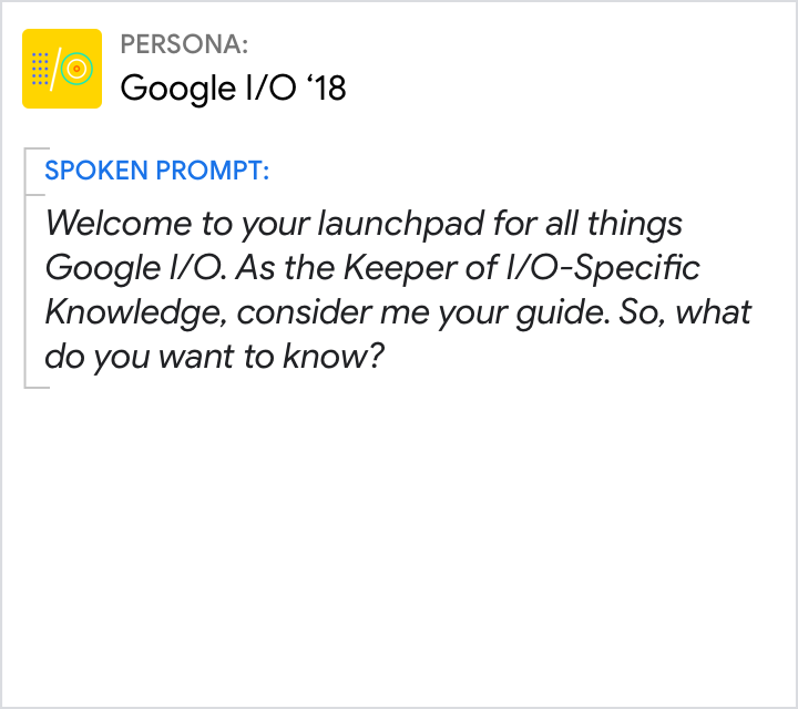 Greetings Google I/O don't 1