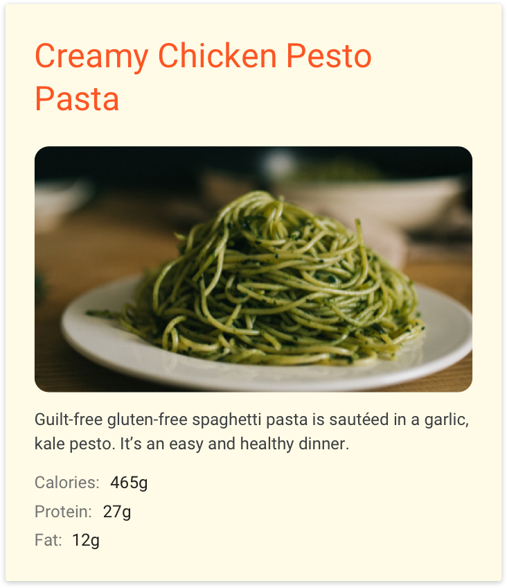 Pesto yellow